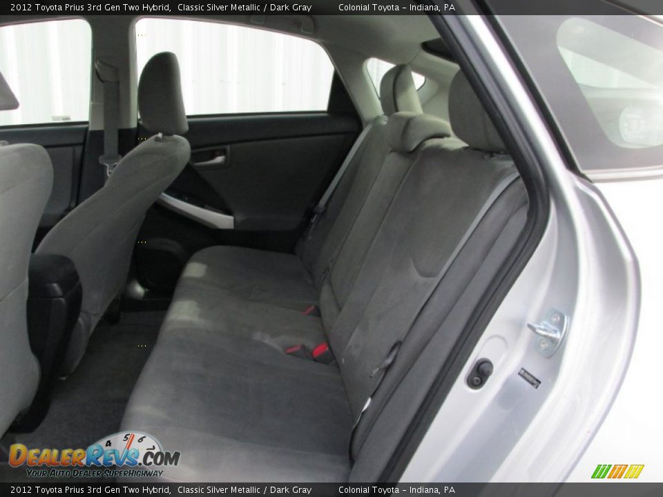 2012 Toyota Prius 3rd Gen Two Hybrid Classic Silver Metallic / Dark Gray Photo #13