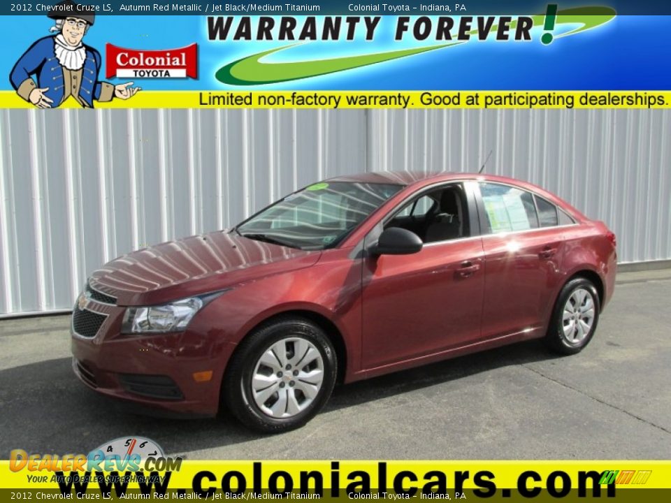 2012 Chevrolet Cruze LS Autumn Red Metallic / Jet Black/Medium Titanium Photo #1