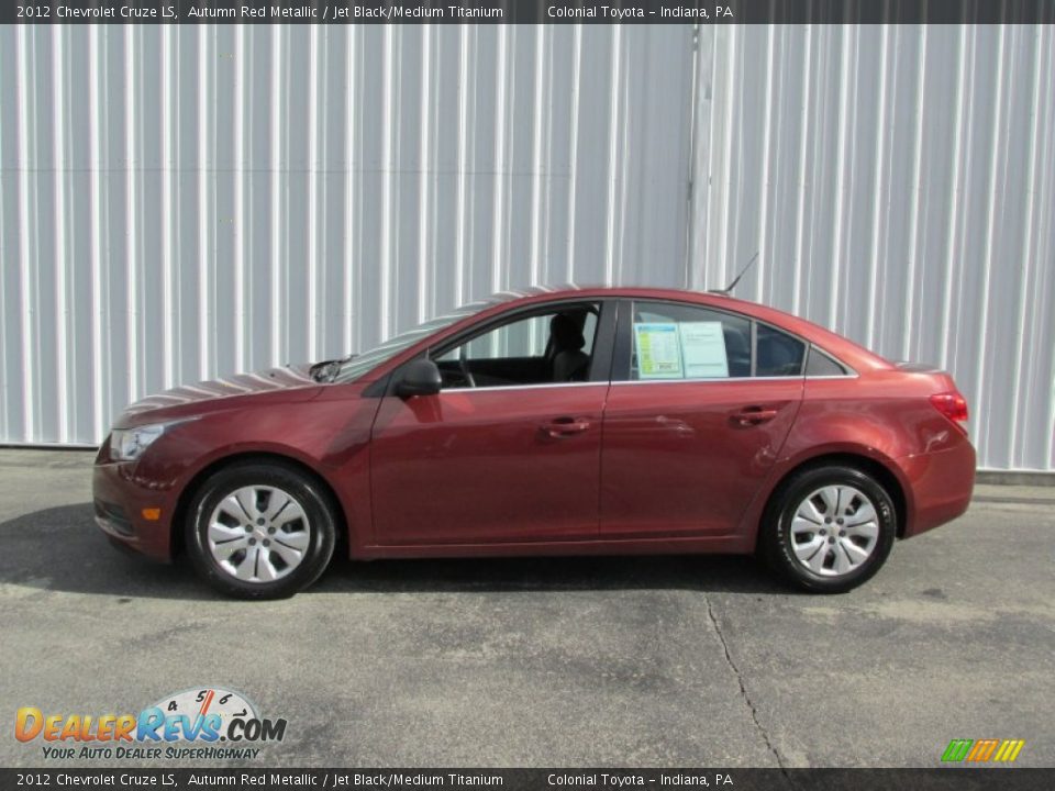 2012 Chevrolet Cruze LS Autumn Red Metallic / Jet Black/Medium Titanium Photo #2