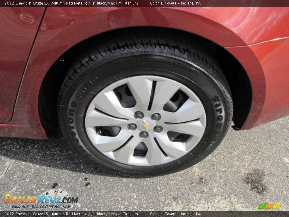 2012 Chevrolet Cruze LS Autumn Red Metallic / Jet Black/Medium Titanium Photo #3