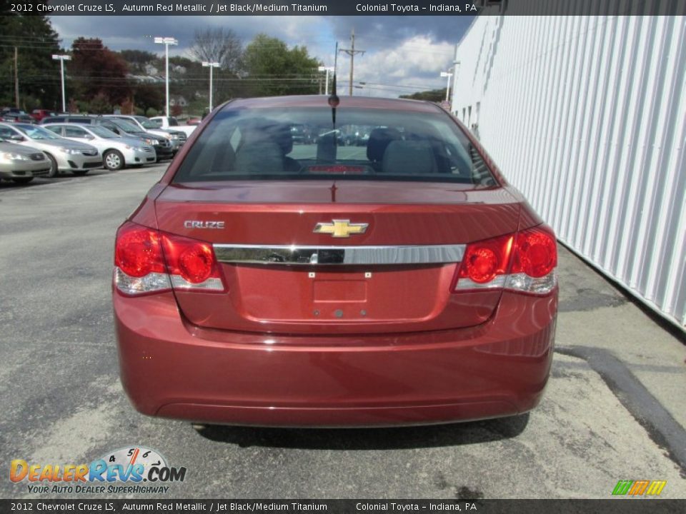 2012 Chevrolet Cruze LS Autumn Red Metallic / Jet Black/Medium Titanium Photo #5