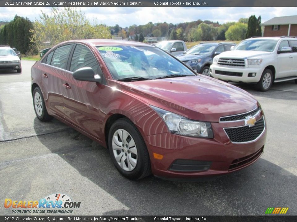 2012 Chevrolet Cruze LS Autumn Red Metallic / Jet Black/Medium Titanium Photo #6