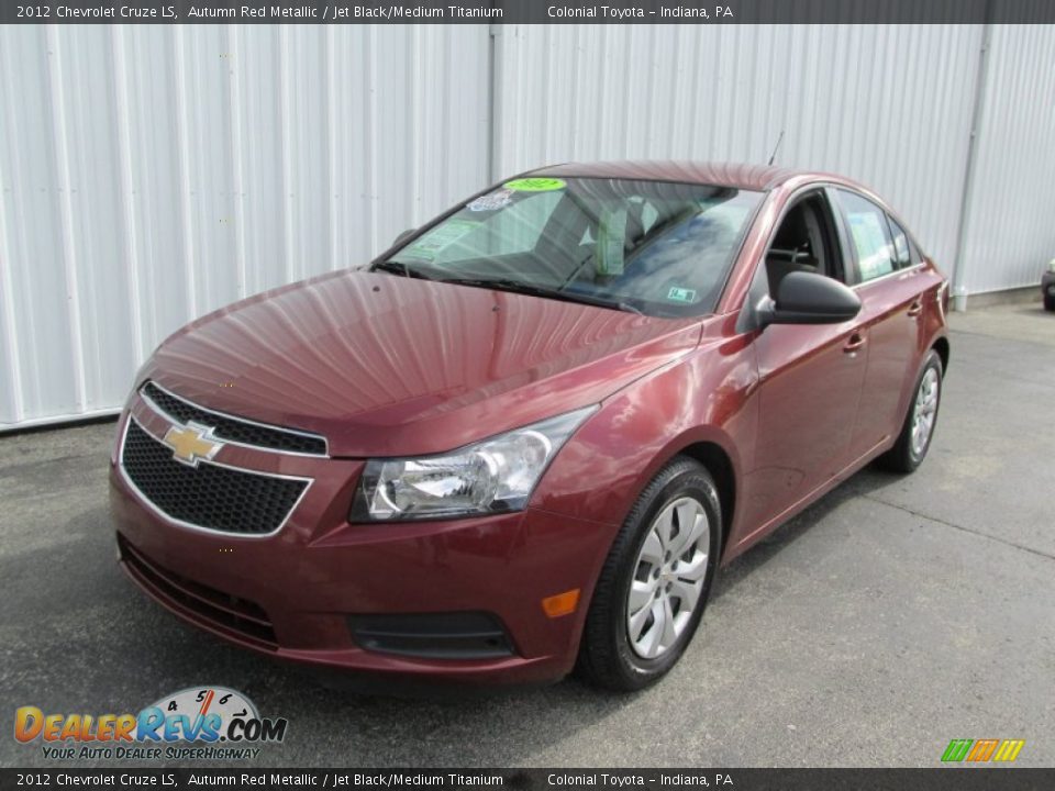 2012 Chevrolet Cruze LS Autumn Red Metallic / Jet Black/Medium Titanium Photo #8