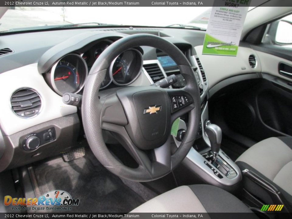 2012 Chevrolet Cruze LS Autumn Red Metallic / Jet Black/Medium Titanium Photo #13