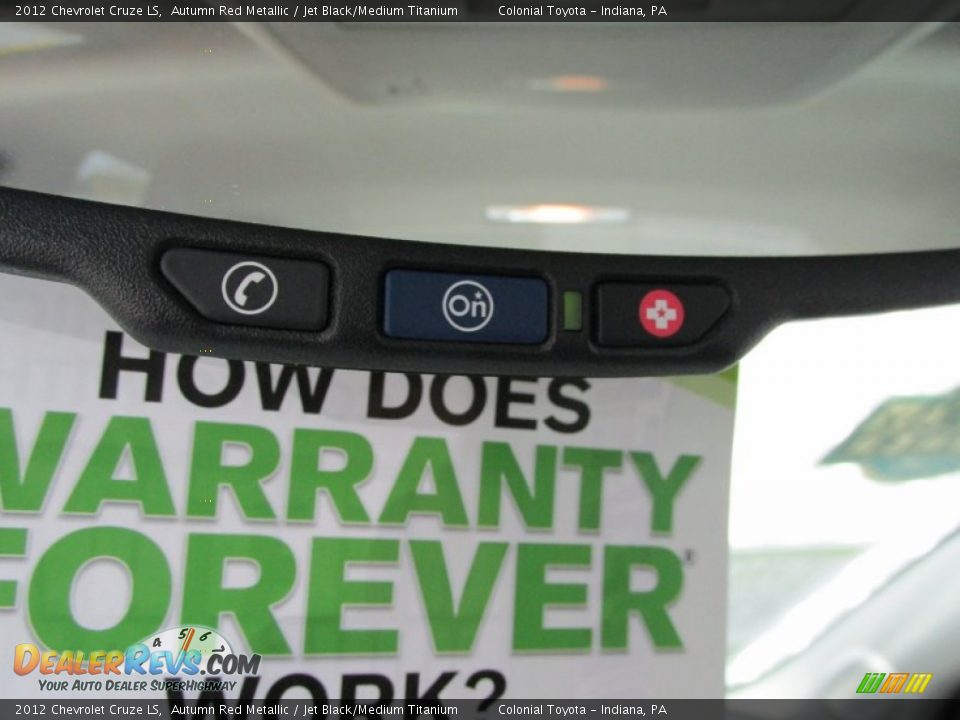 2012 Chevrolet Cruze LS Autumn Red Metallic / Jet Black/Medium Titanium Photo #16