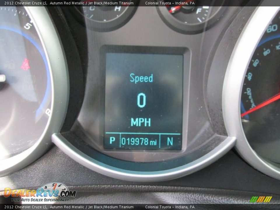 2012 Chevrolet Cruze LS Autumn Red Metallic / Jet Black/Medium Titanium Photo #20