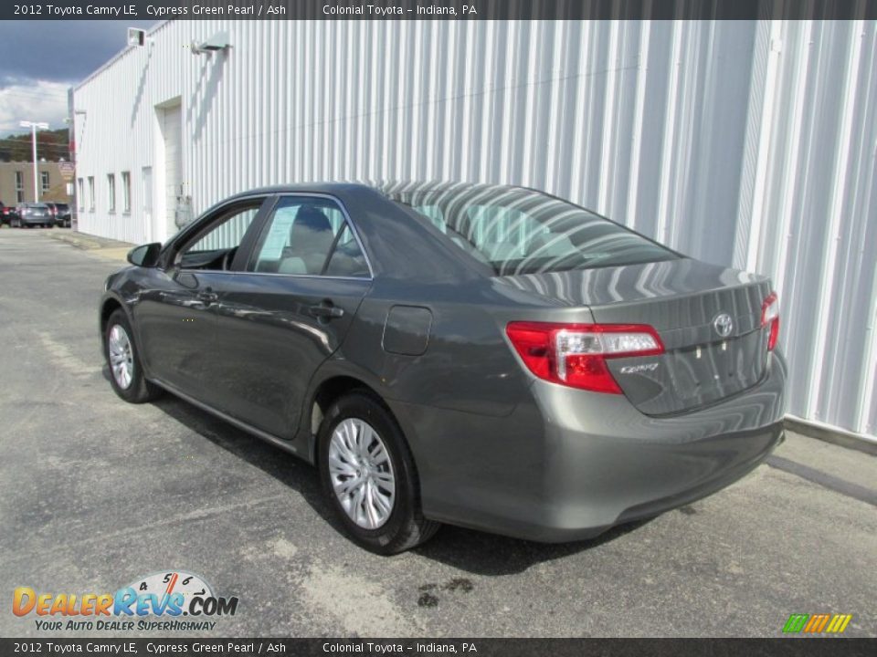 2012 Toyota Camry LE Cypress Green Pearl / Ash Photo #4