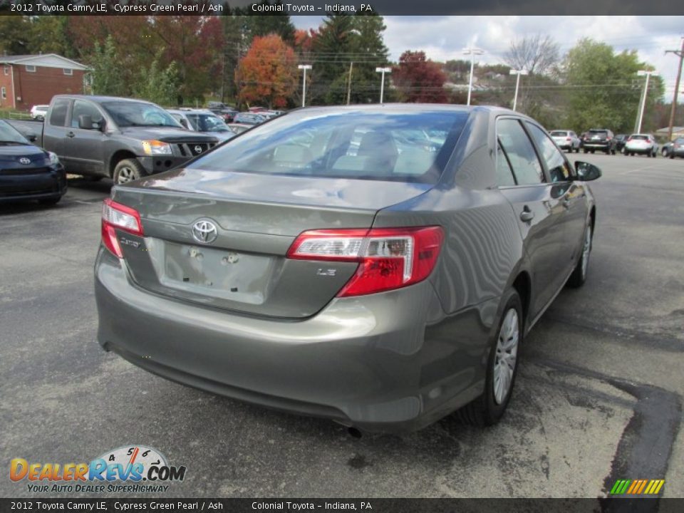 2012 Toyota Camry LE Cypress Green Pearl / Ash Photo #6