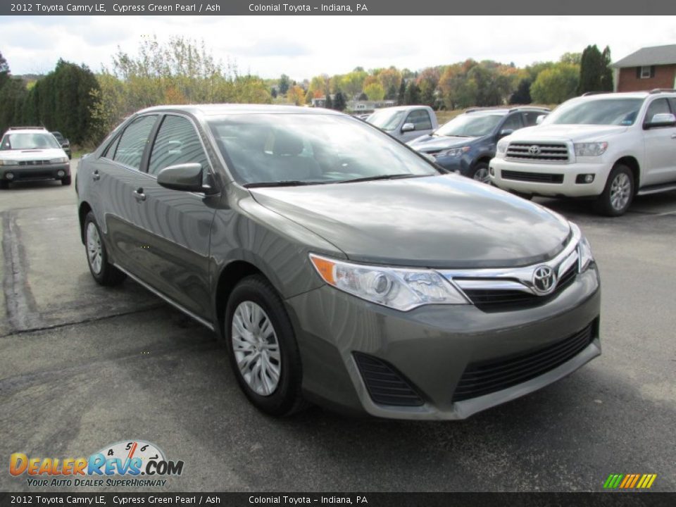 2012 Toyota Camry LE Cypress Green Pearl / Ash Photo #8