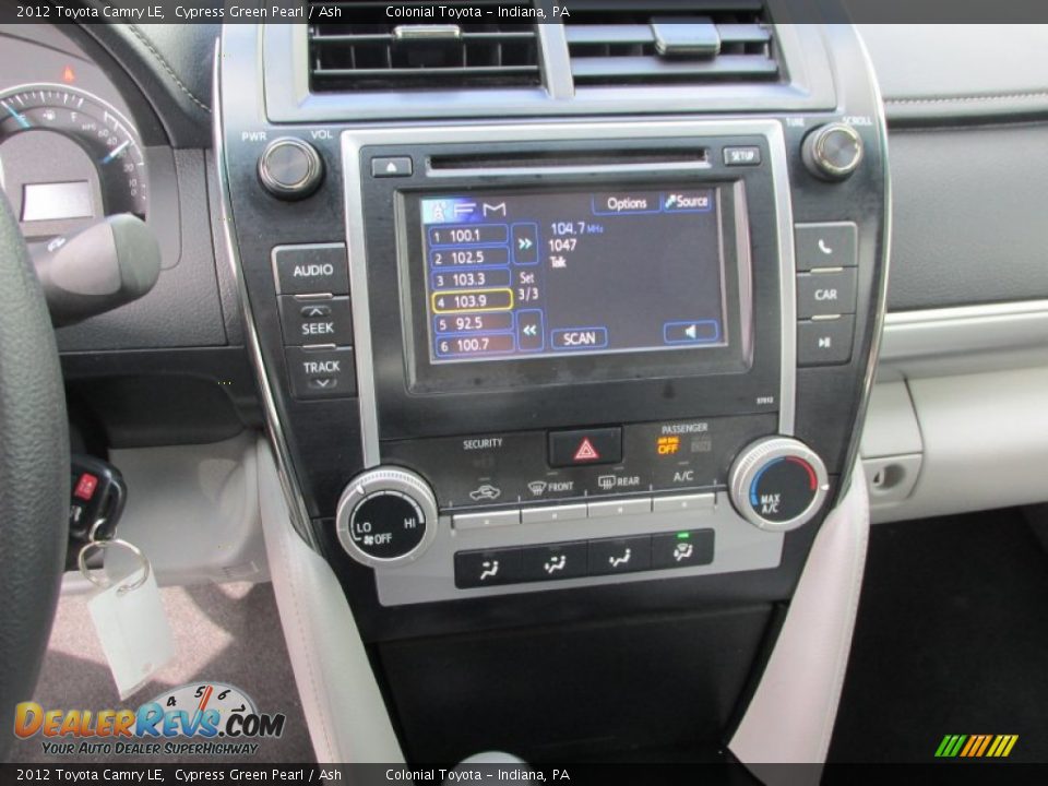2012 Toyota Camry LE Cypress Green Pearl / Ash Photo #16