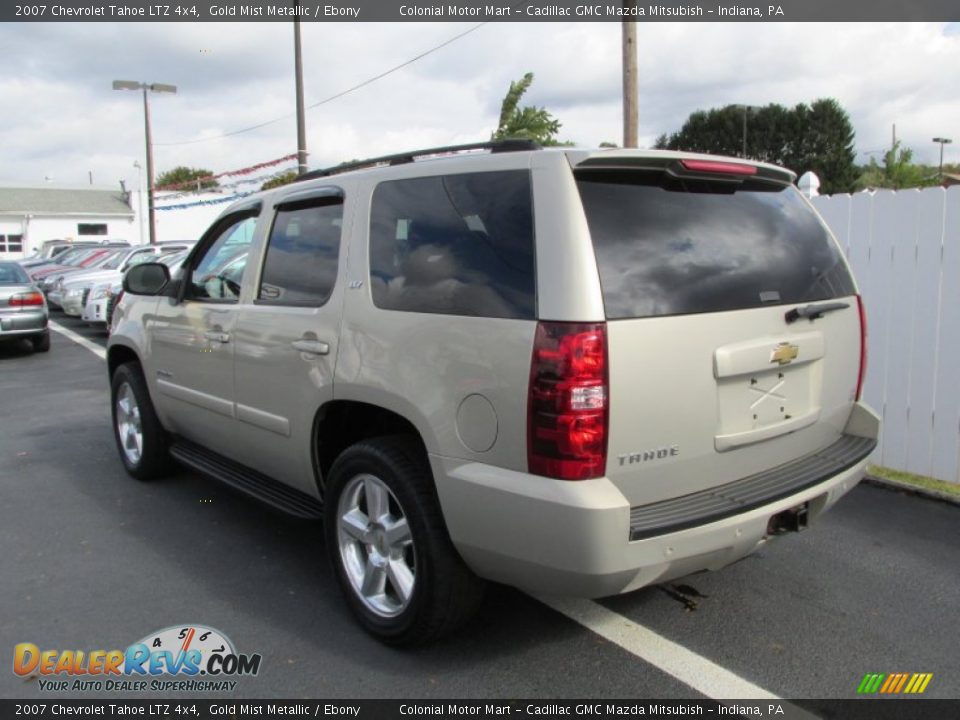 2007 Chevrolet Tahoe LTZ 4x4 Gold Mist Metallic / Ebony Photo #4