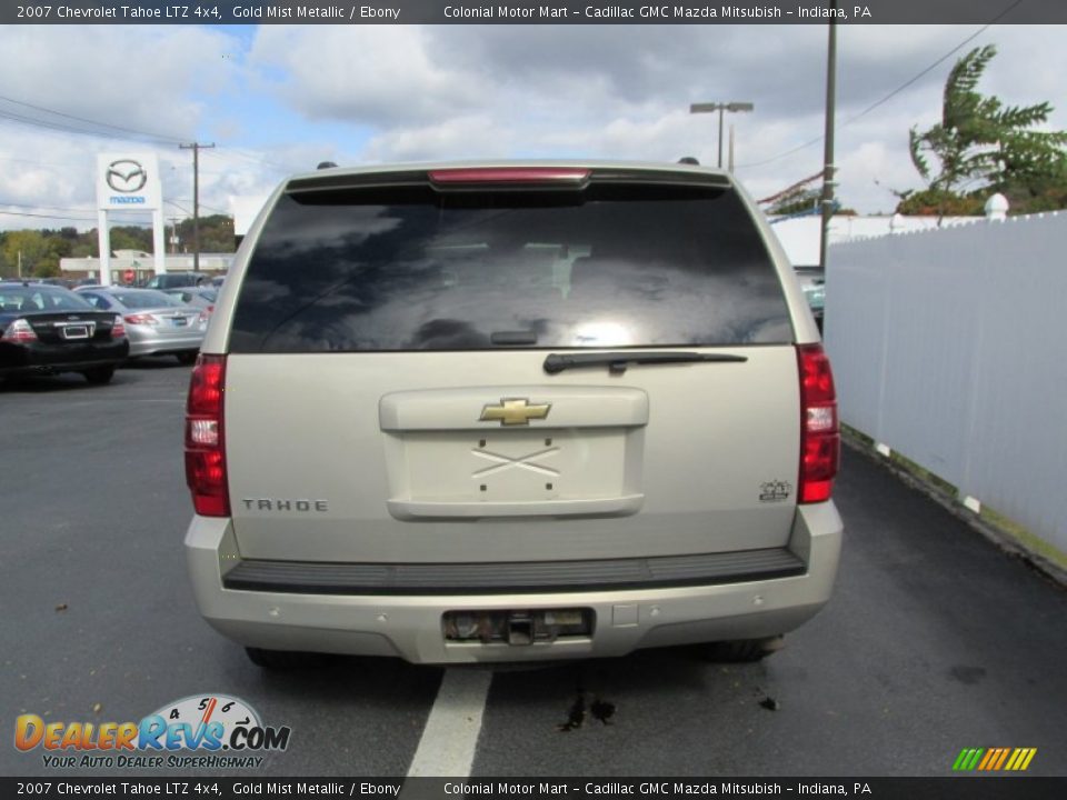 2007 Chevrolet Tahoe LTZ 4x4 Gold Mist Metallic / Ebony Photo #5