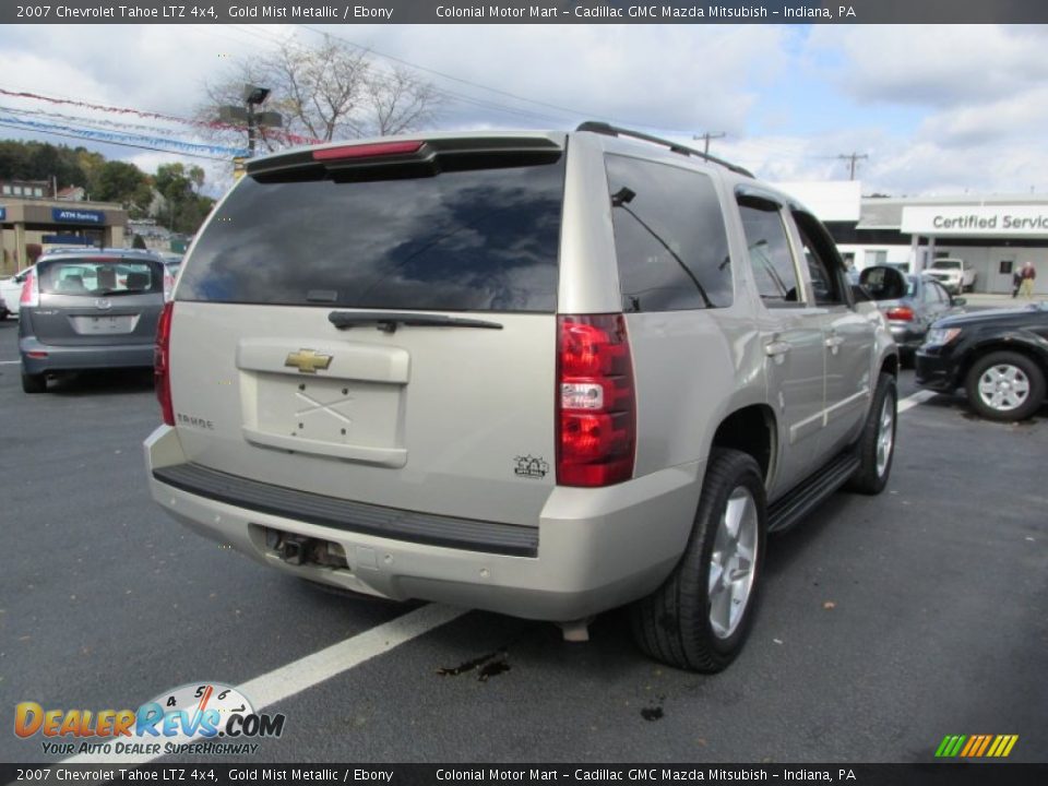 2007 Chevrolet Tahoe LTZ 4x4 Gold Mist Metallic / Ebony Photo #6