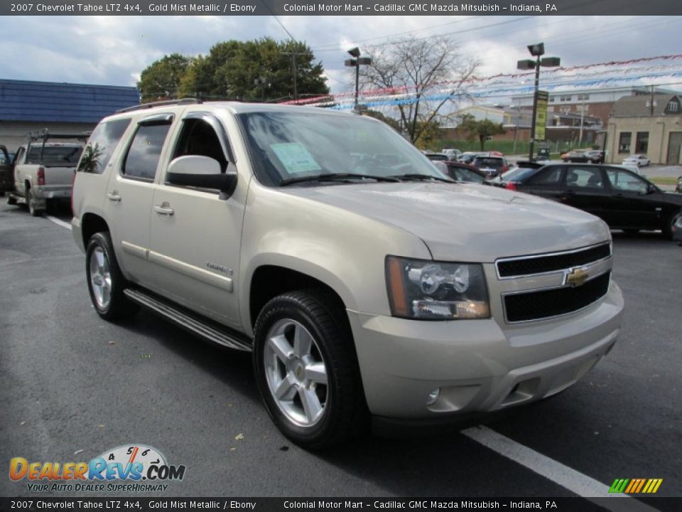 2007 Chevrolet Tahoe LTZ 4x4 Gold Mist Metallic / Ebony Photo #7