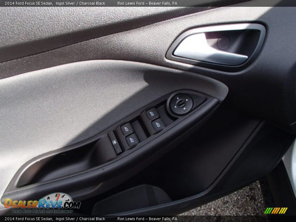 2014 Ford Focus SE Sedan Ingot Silver / Charcoal Black Photo #15