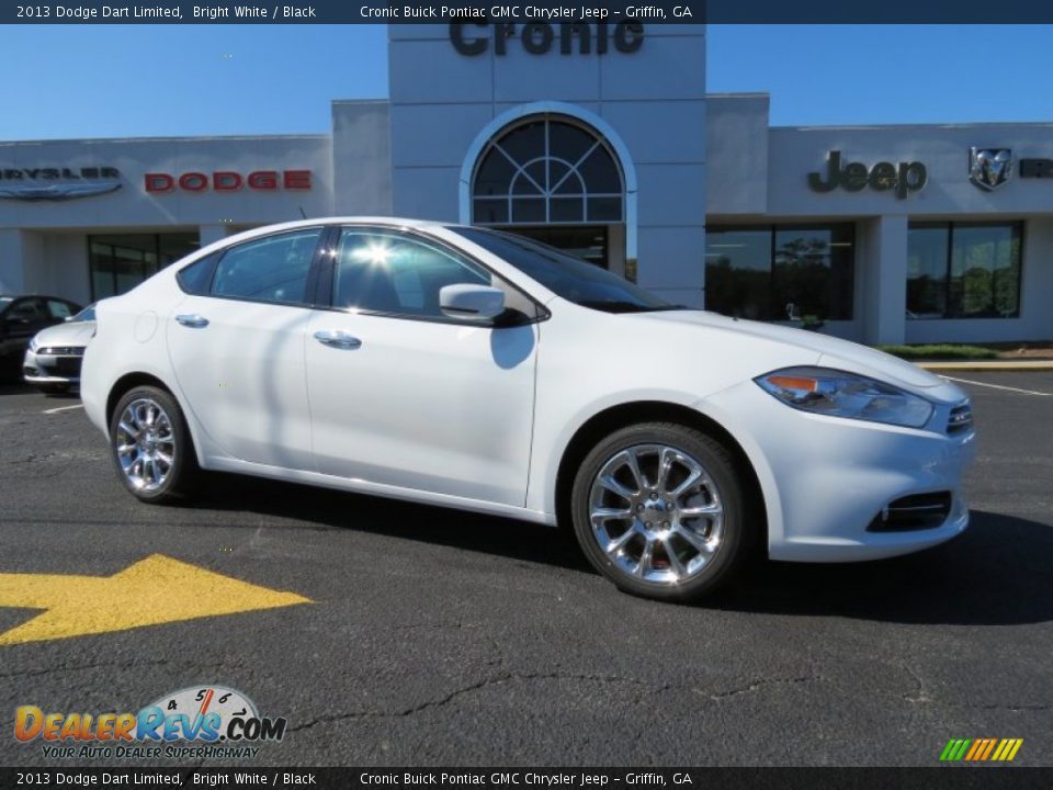 2013 Dodge Dart Limited Bright White / Black Photo #1