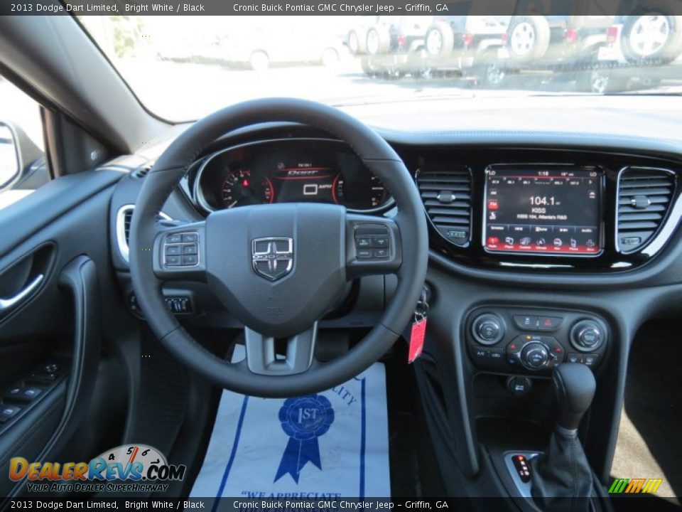 2013 Dodge Dart Limited Bright White / Black Photo #13