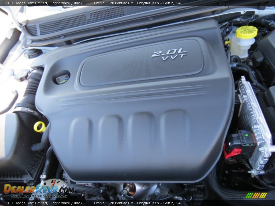 2013 Dodge Dart Limited Bright White / Black Photo #14