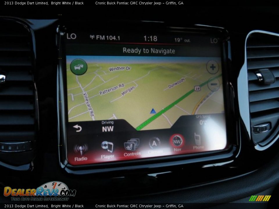 2013 Dodge Dart Limited Bright White / Black Photo #16