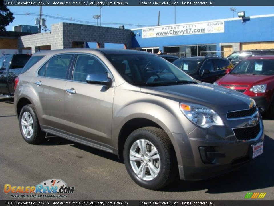 2010 Chevrolet Equinox LS Mocha Steel Metallic / Jet Black/Light Titanium Photo #3