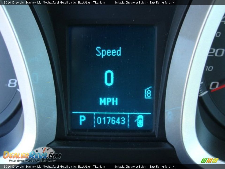 2010 Chevrolet Equinox LS Mocha Steel Metallic / Jet Black/Light Titanium Photo #10