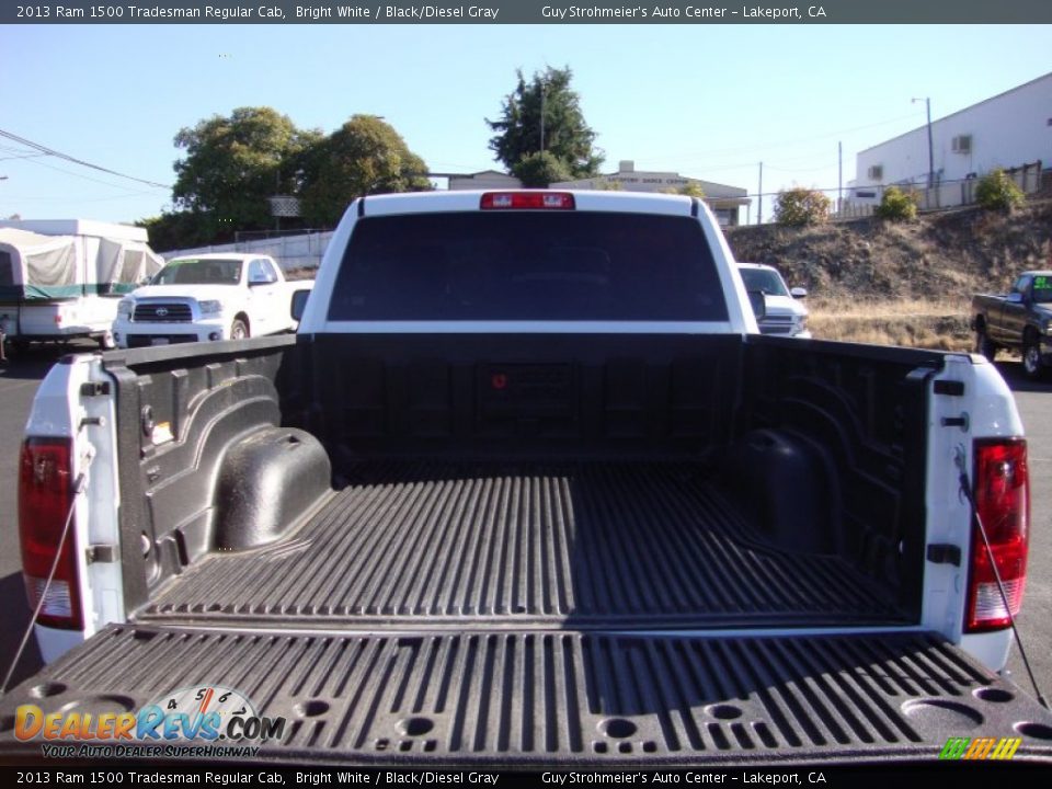 2013 Ram 1500 Tradesman Regular Cab Bright White / Black/Diesel Gray Photo #21