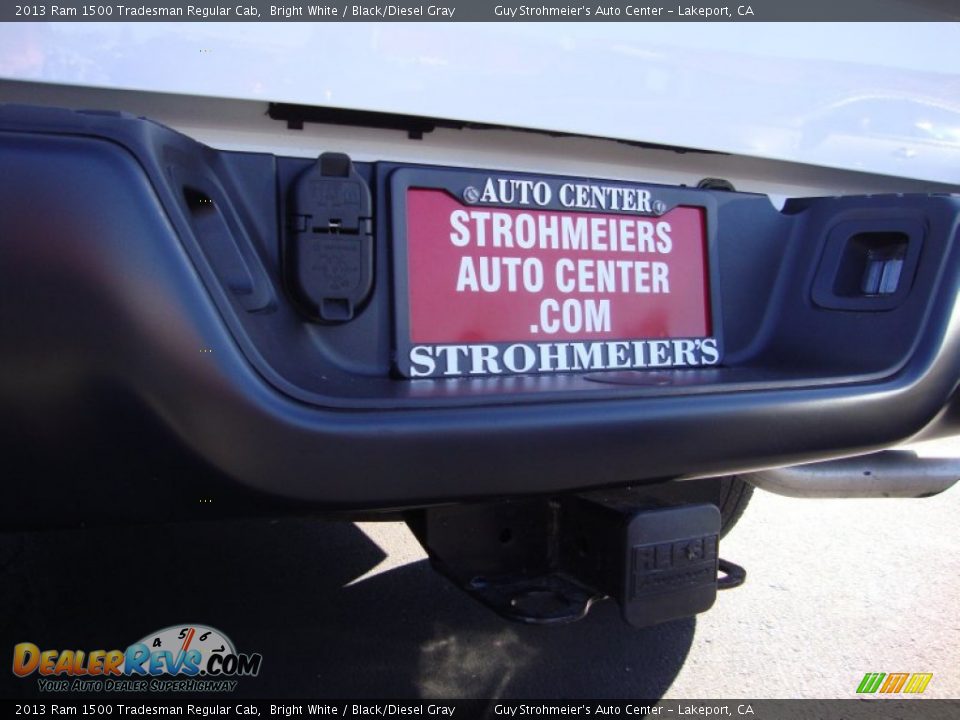 2013 Ram 1500 Tradesman Regular Cab Bright White / Black/Diesel Gray Photo #22