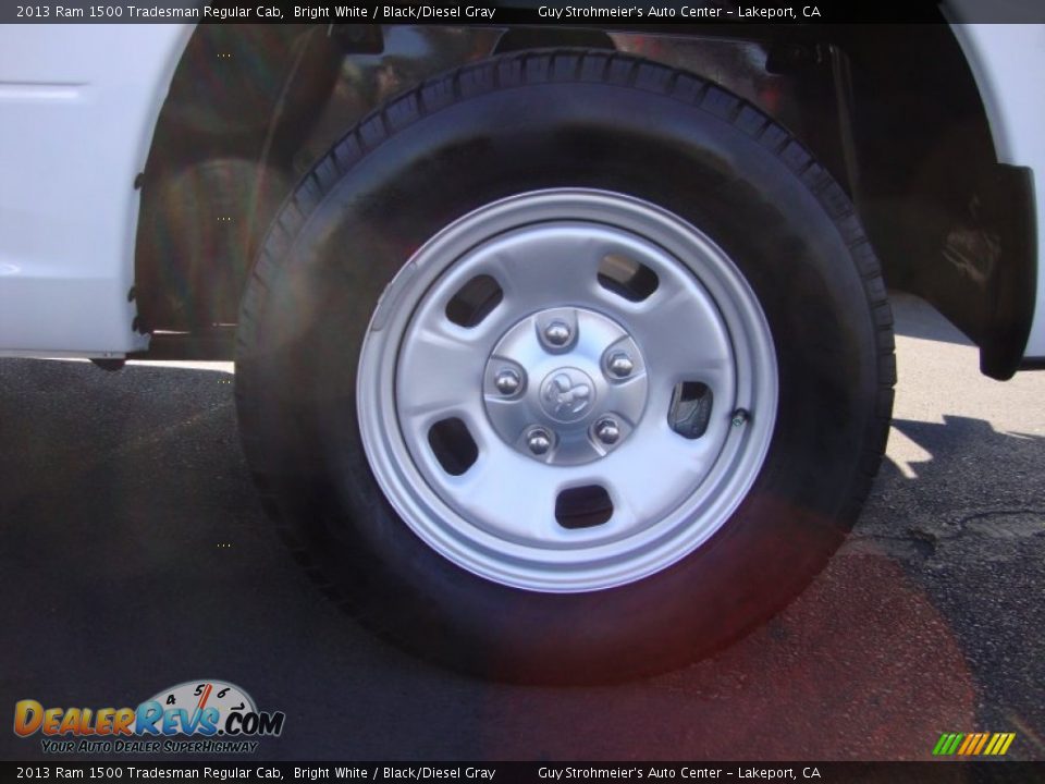 2013 Ram 1500 Tradesman Regular Cab Bright White / Black/Diesel Gray Photo #23