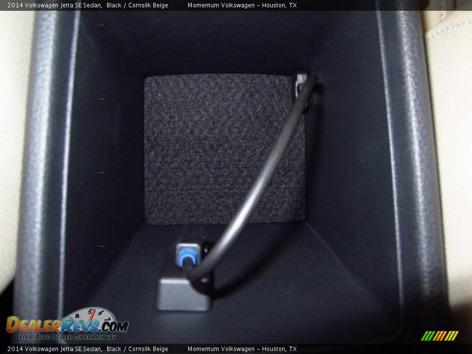 2014 Volkswagen Jetta SE Sedan Black / Cornsilk Beige Photo #18