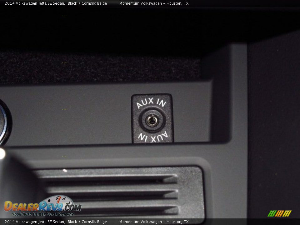 2014 Volkswagen Jetta SE Sedan Black / Cornsilk Beige Photo #19