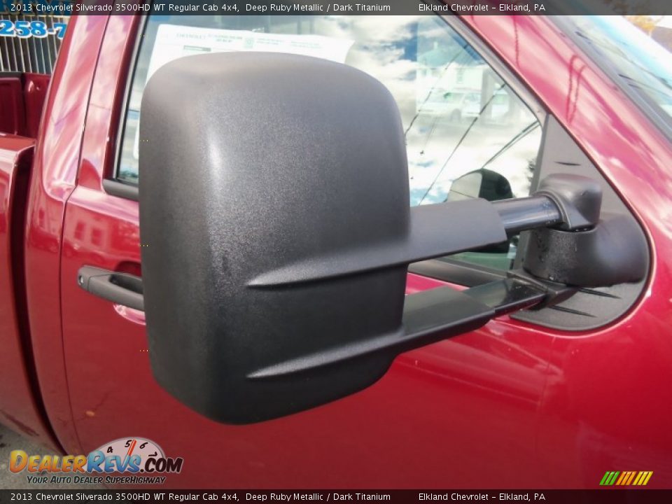 2013 Chevrolet Silverado 3500HD WT Regular Cab 4x4 Deep Ruby Metallic / Dark Titanium Photo #10