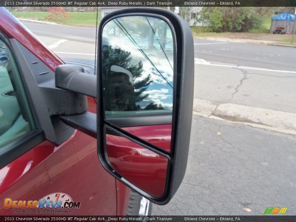 2013 Chevrolet Silverado 3500HD WT Regular Cab 4x4 Deep Ruby Metallic / Dark Titanium Photo #11