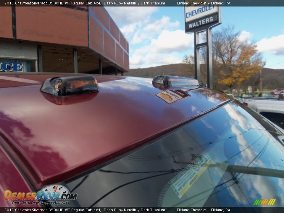 2013 Chevrolet Silverado 3500HD WT Regular Cab 4x4 Deep Ruby Metallic / Dark Titanium Photo #12