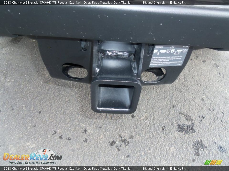2013 Chevrolet Silverado 3500HD WT Regular Cab 4x4 Deep Ruby Metallic / Dark Titanium Photo #13