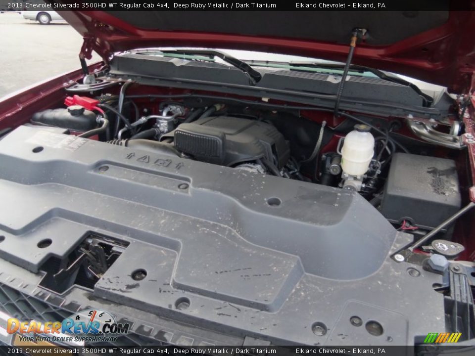 2013 Chevrolet Silverado 3500HD WT Regular Cab 4x4 Deep Ruby Metallic / Dark Titanium Photo #15