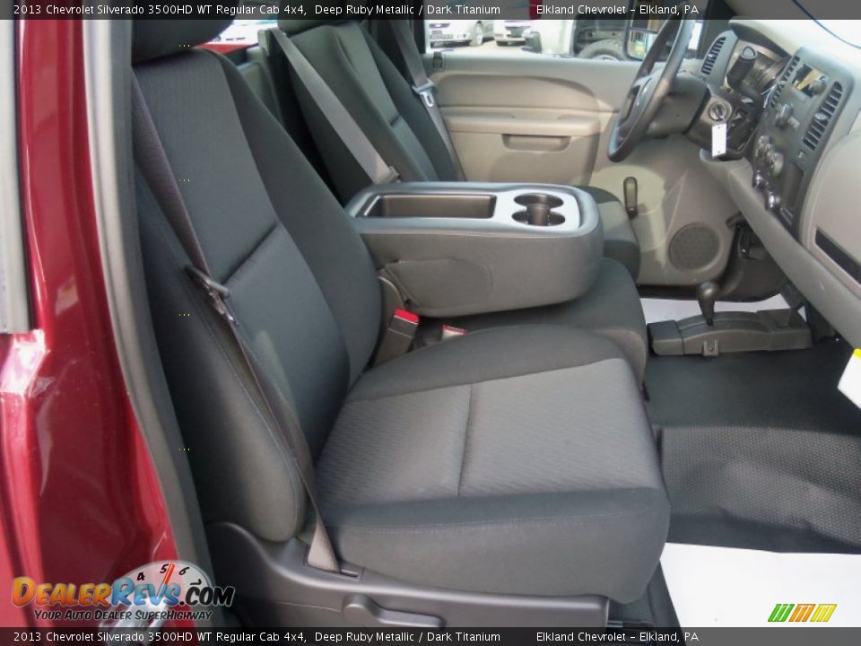 2013 Chevrolet Silverado 3500HD WT Regular Cab 4x4 Deep Ruby Metallic / Dark Titanium Photo #20