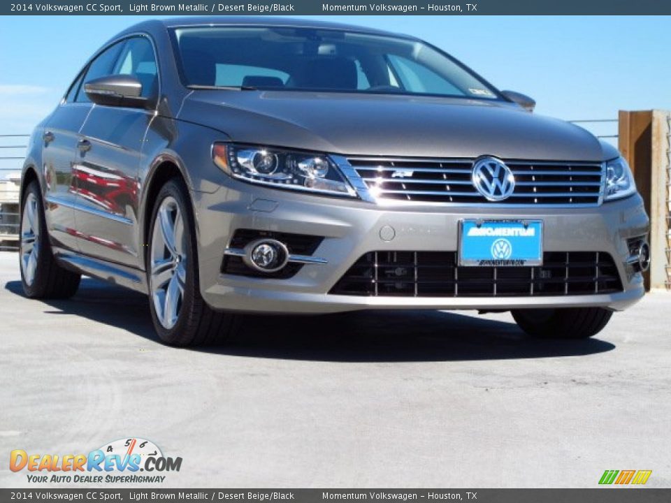 2014 Volkswagen CC Sport Light Brown Metallic / Desert Beige/Black Photo #1
