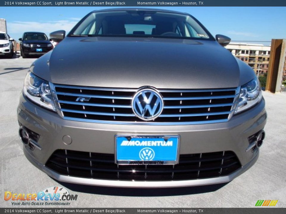 2014 Volkswagen CC Sport Light Brown Metallic / Desert Beige/Black Photo #2