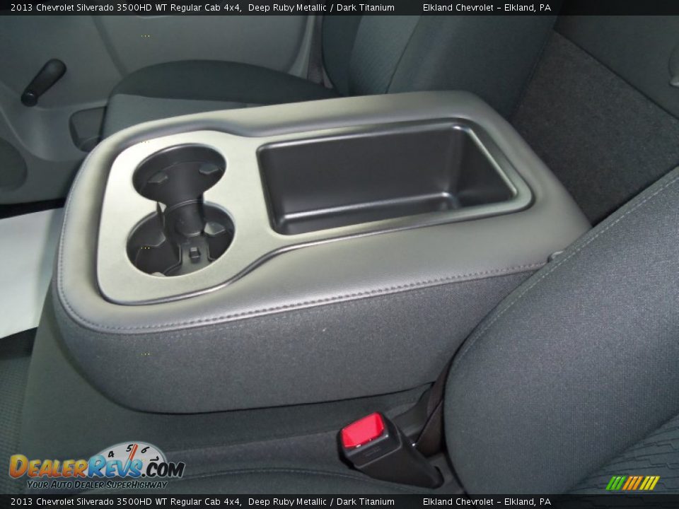 2013 Chevrolet Silverado 3500HD WT Regular Cab 4x4 Deep Ruby Metallic / Dark Titanium Photo #25