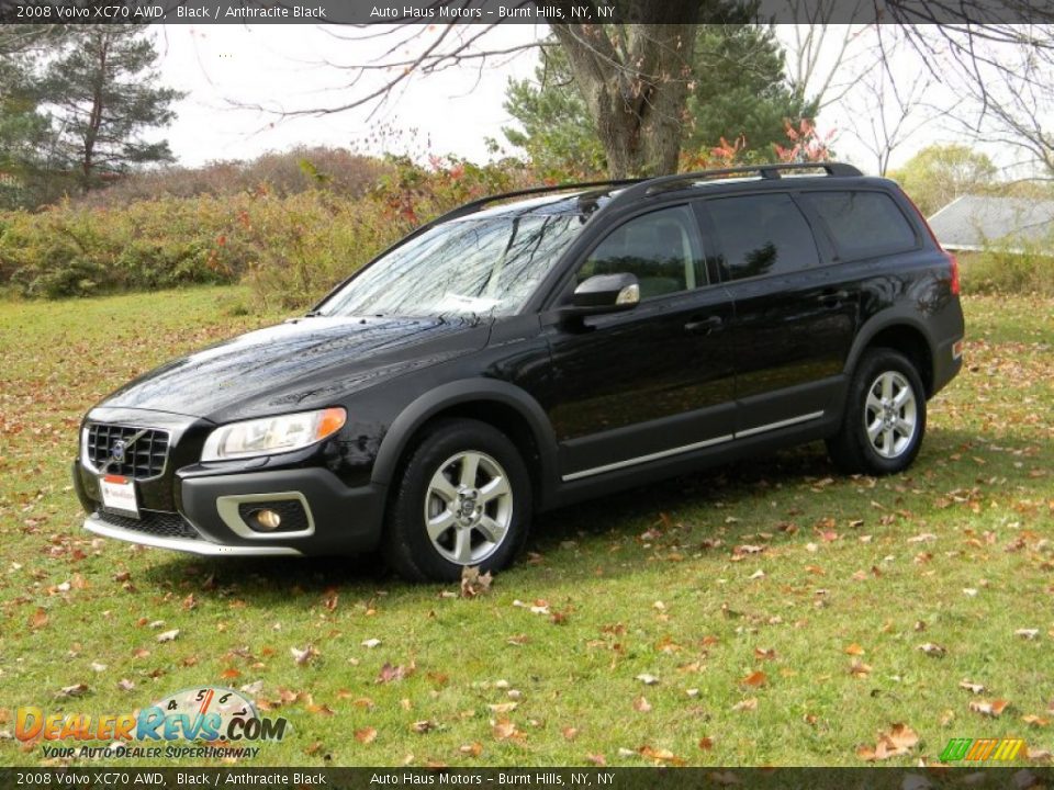 2008 Volvo XC70 AWD Black / Anthracite Black Photo #1