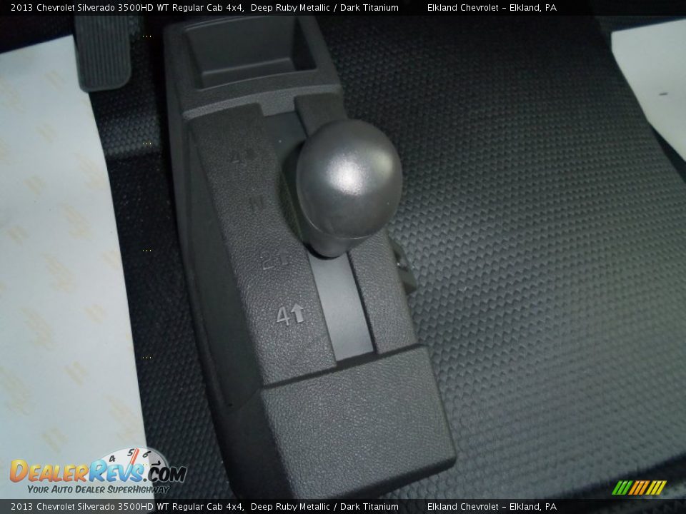 2013 Chevrolet Silverado 3500HD WT Regular Cab 4x4 Deep Ruby Metallic / Dark Titanium Photo #26