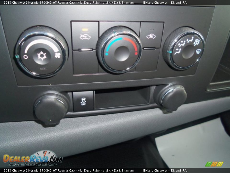 2013 Chevrolet Silverado 3500HD WT Regular Cab 4x4 Deep Ruby Metallic / Dark Titanium Photo #27
