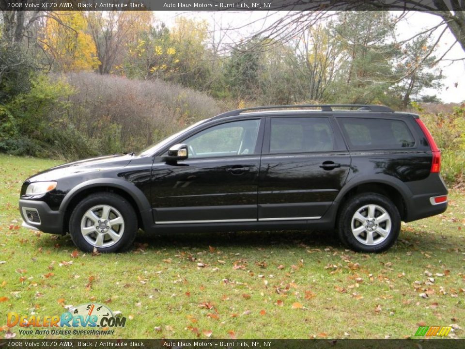2008 Volvo XC70 AWD Black / Anthracite Black Photo #3