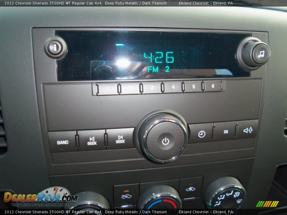 2013 Chevrolet Silverado 3500HD WT Regular Cab 4x4 Deep Ruby Metallic / Dark Titanium Photo #28