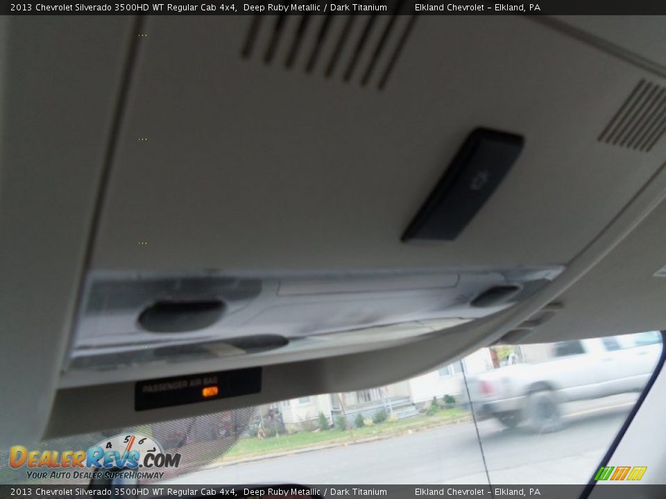 2013 Chevrolet Silverado 3500HD WT Regular Cab 4x4 Deep Ruby Metallic / Dark Titanium Photo #29