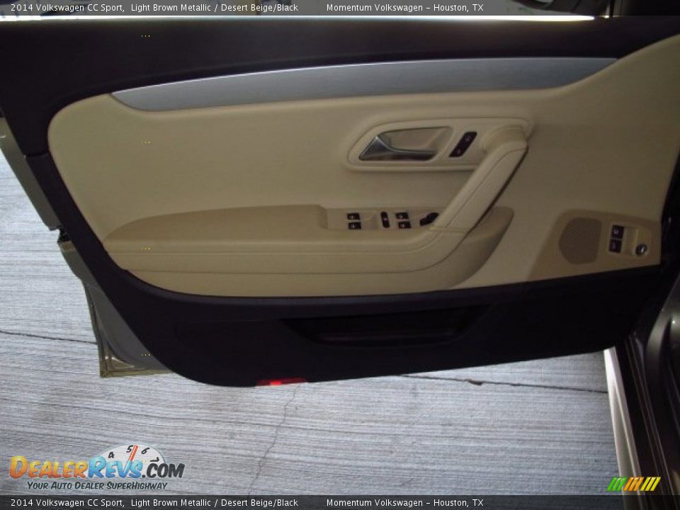 2014 Volkswagen CC Sport Light Brown Metallic / Desert Beige/Black Photo #8