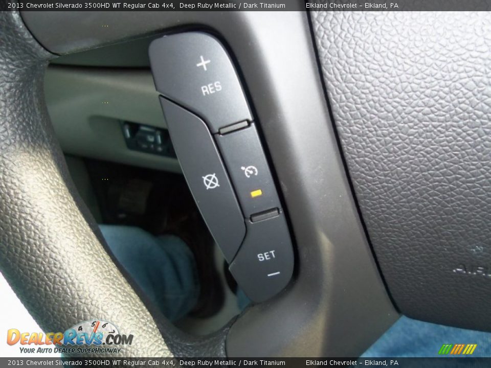 2013 Chevrolet Silverado 3500HD WT Regular Cab 4x4 Deep Ruby Metallic / Dark Titanium Photo #32