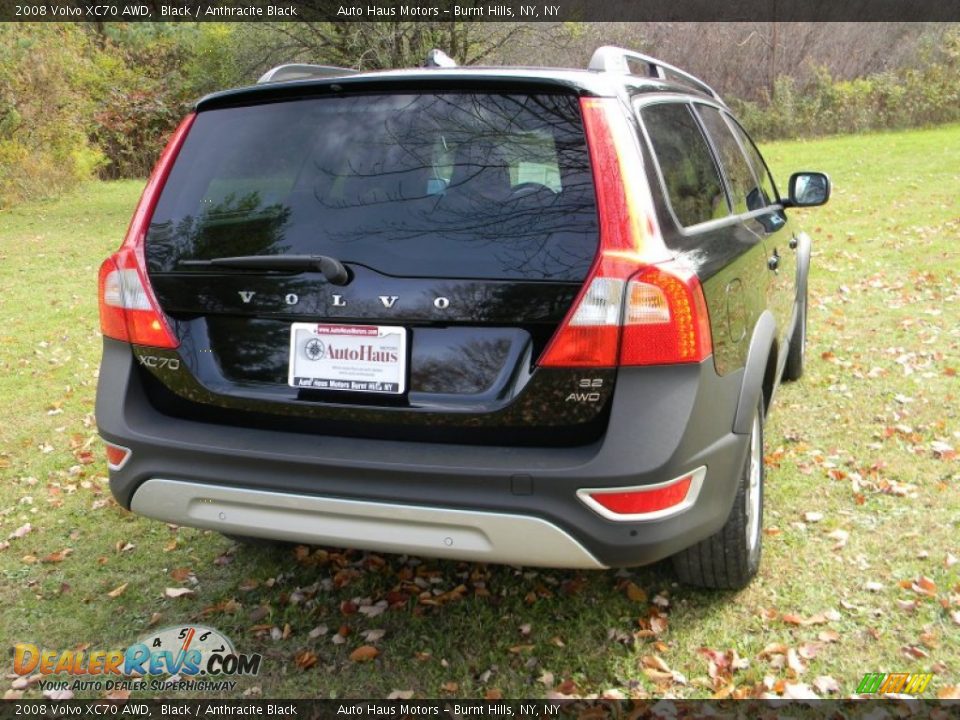 2008 Volvo XC70 AWD Black / Anthracite Black Photo #10
