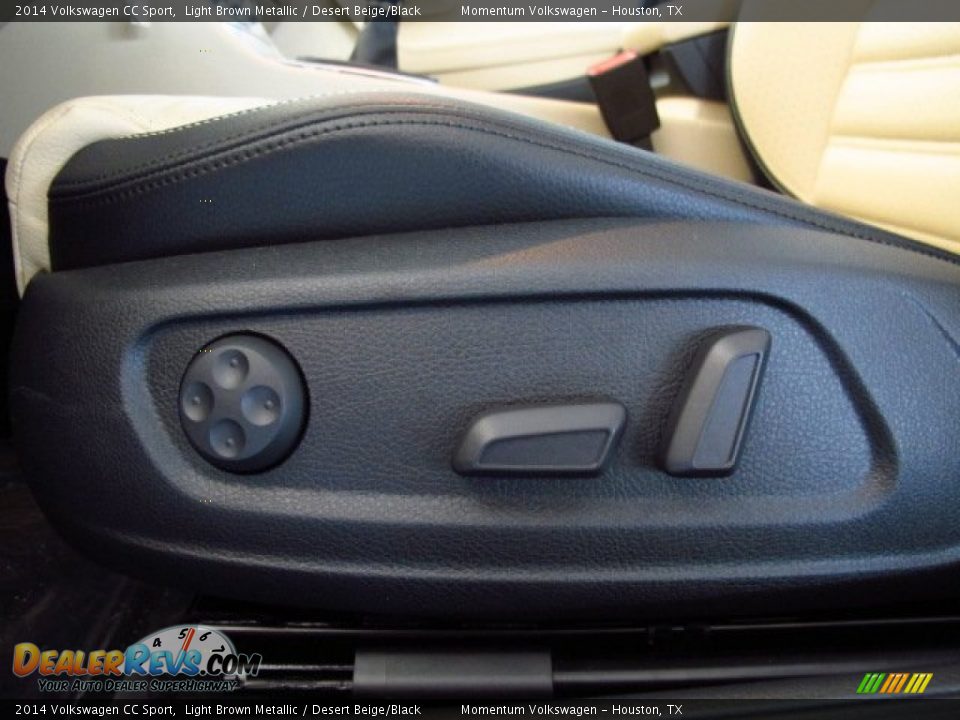 2014 Volkswagen CC Sport Light Brown Metallic / Desert Beige/Black Photo #16