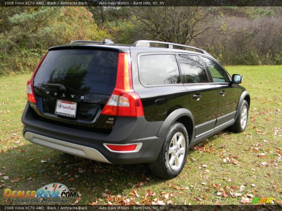 2008 Volvo XC70 AWD Black / Anthracite Black Photo #11